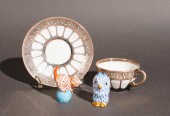 TWO HEREND PORCELAIN CABINET F