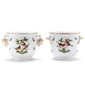 TWO HEREND  ROTHSCHILD BIRD  C
