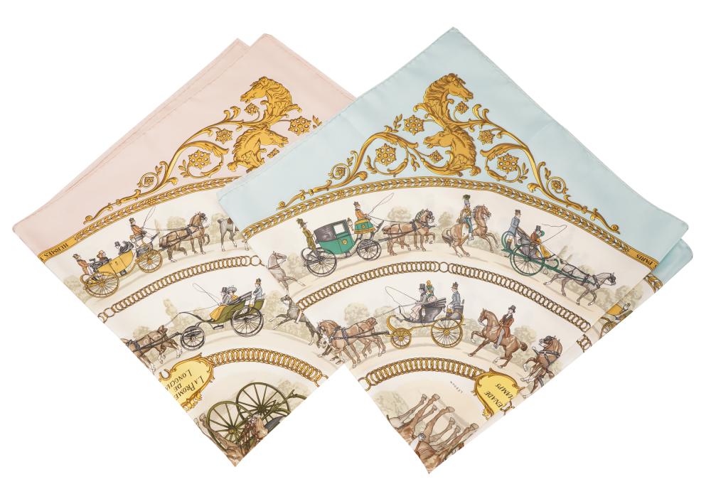 TWO HERMES 'LA PROMENADE DE
