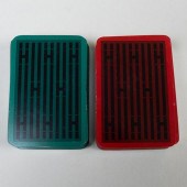 TWO HERMES TRAVEL SIZED DECKS