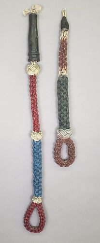 TWO HEROIC ANTIQUE NAVAL FANCY