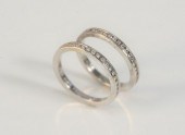 TWO HIDALGO 18 KARAT WHITE GOL