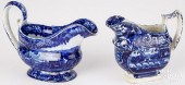 TWO HISTORICAL BLUE STAFFORDSH
