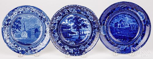TWO HISTORICAL BLUE STAFFORDSHIRE