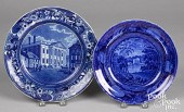 TWO HISTORICAL BLUE STAFFORDSH