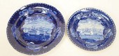 TWO HISTORICAL BLUE STAFFORDSH