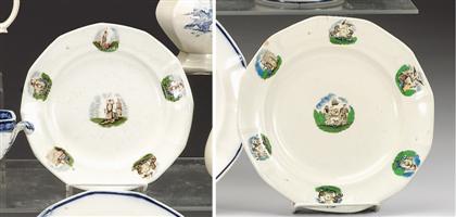 Two historical enameled