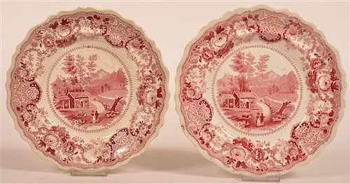 TWO HISTORICAL STAFFORDSHIRE RED