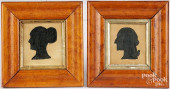 TWO HOLLOW-CUT SILHOUETTES<br>