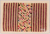 TWO HOOKED MATS, EARLY 20TH C.