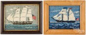TWO HOOKED PICTURES OF AMERICA