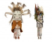TWO HOPI KATSINA FIGURESTwo Ho