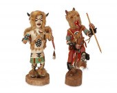 TWO HOPI KATSINA FIGURESTwo Ho