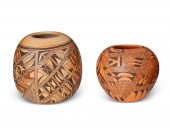 TWO HOPI PUEBLO POTTERY JARSTw
