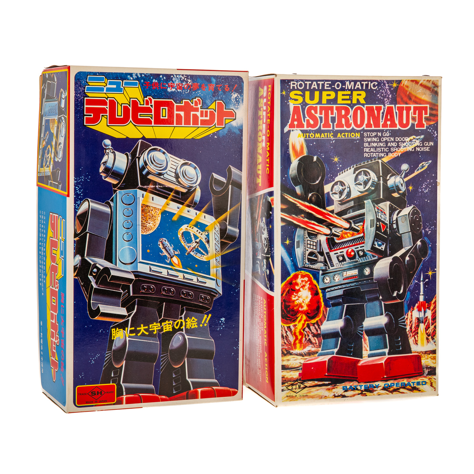 TWO HORIKAWA ROBOTS Circa1970s;
