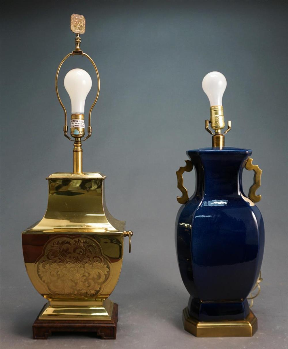 TWO HU-SHAPE VASE FORM TABLE