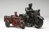 TWO HUBLEY CAST IRON TOYS. Ame