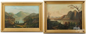 TWO HUDSON RIVER LANDSCAPES<br
