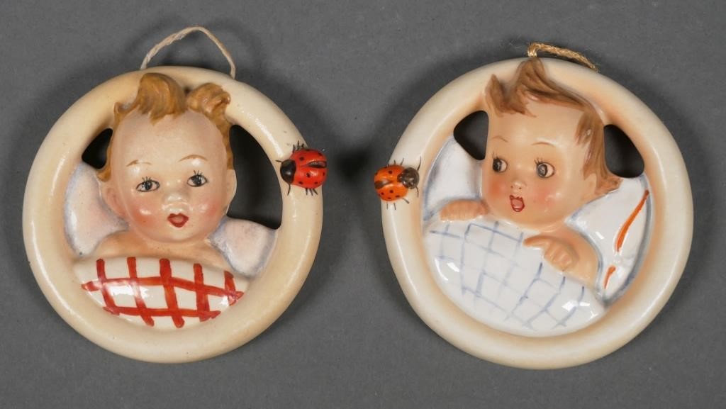 TWO HUMMEL CHILD IN BED 137 TMK1