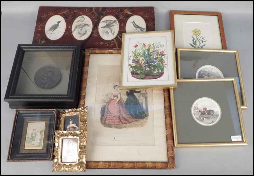 TWO HUNT SCENE ENGRAVINGS. Together