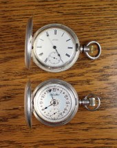 TWO HUNTER CASE POCKET WATCHES