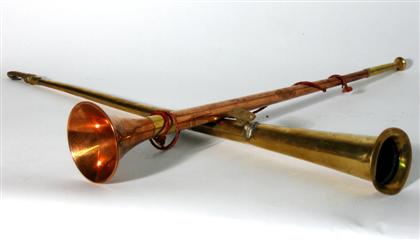 Two hunting horns    19th/20th