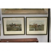 Two hunting prints, Fores's Hu