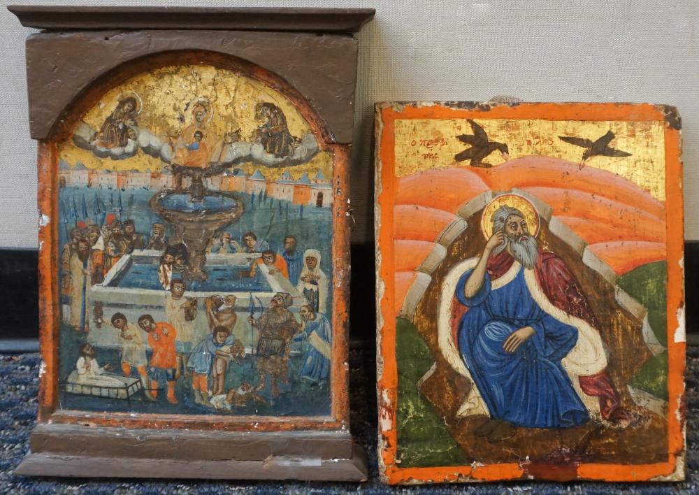 TWO ICONS OF THE MOTHER OF GOD OVER