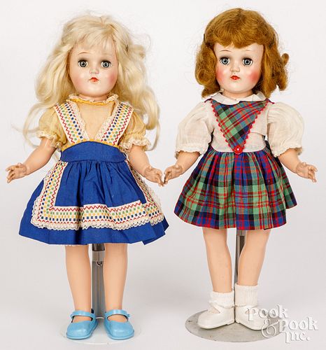 TWO IDEAL HARD PLASTIC TONI