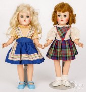 TWO IDEAL HARD PLASTIC TONI DO