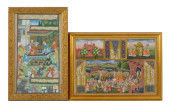 TWO ILLUMINATED PERSIAN MANUSC