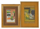 TWO ILLUMINATED PERSIAN MANUSC