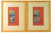 TWO ILLUMINATED PERSIAN MANUSC
