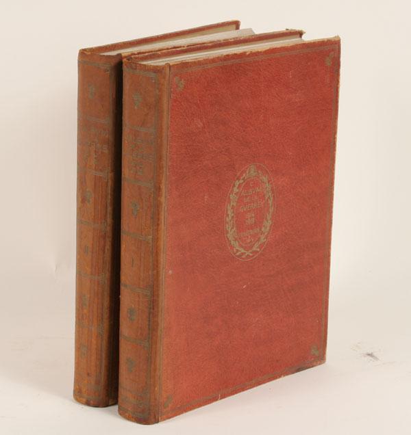 Two illustrated French books on WWI