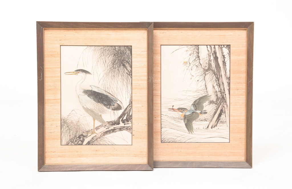 TWO IMAO KEINEN WOODBLOCK PRINTS.