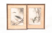TWO IMAO KEINEN WOODBLOCK PRIN
