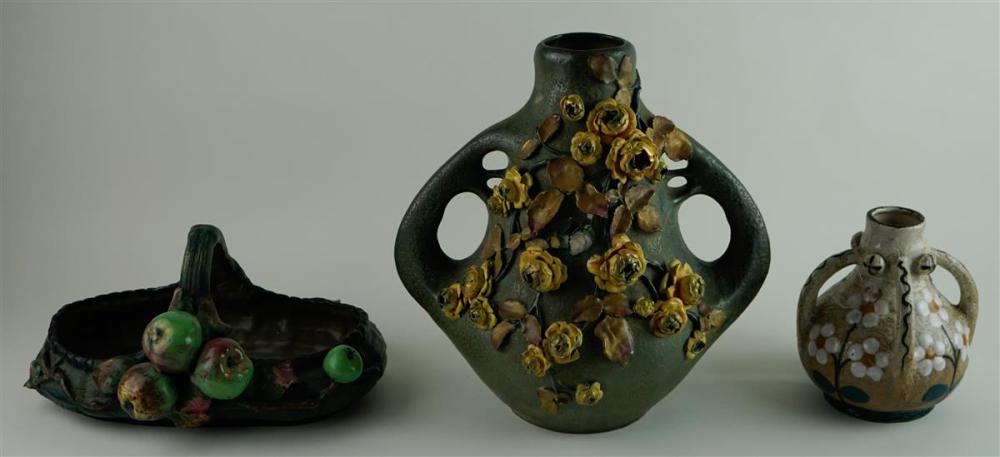 TWO IMPERIAL AMPHORA PORCELAIN