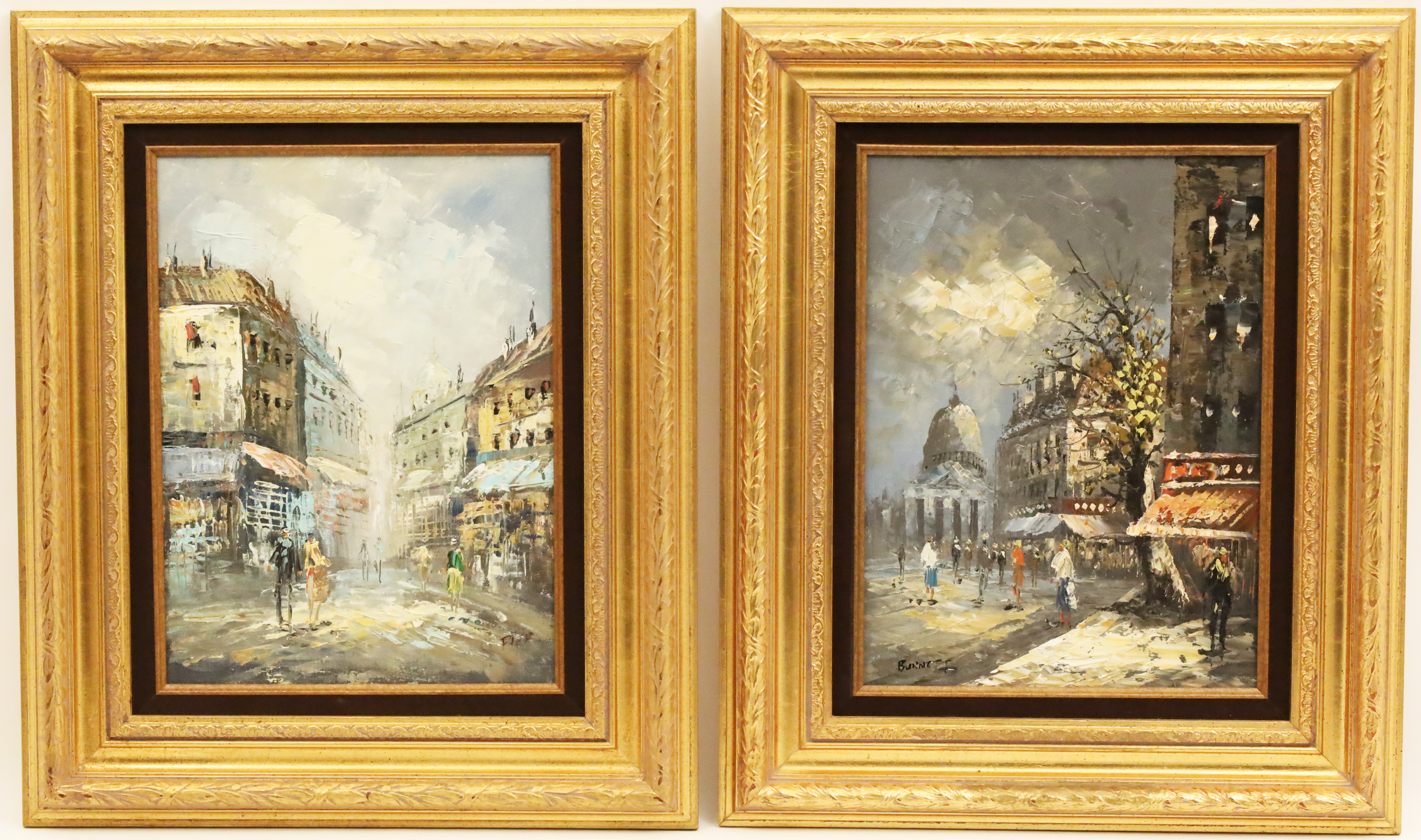 TWO IMPRESSIONIST FRENCH STREET