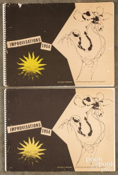 TWO IMPROVISATIONS 1954 LITHOG
