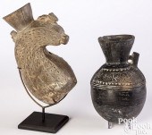 TWO INCA POTTERY VESSELSTwo In