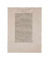 TWO INCUNABULA LEAVES FROM SOP