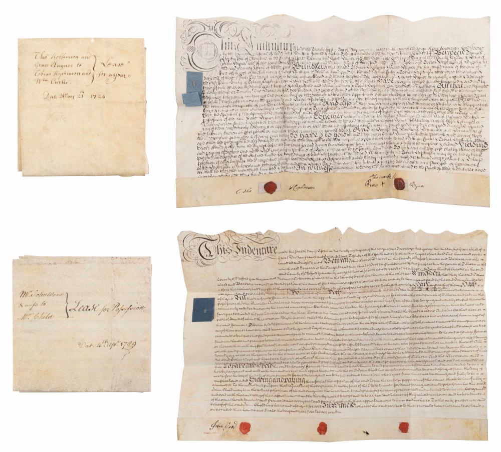 TWO INDENTURES DATED 1724 AND