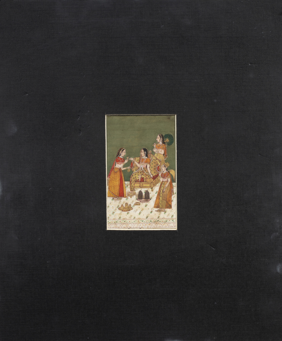 TWO INDIAN MINIATURE MANUSCRIPT