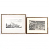 TWO INDIGENOUS TRIBAL SCENE EN