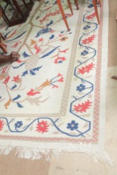 TWO INDO-ORIENTAL RUGS. Room s