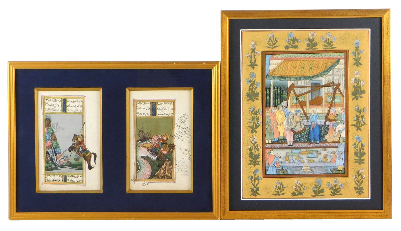 TWO INDO-PERSIAN PAINTINGS, EARLY