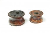 TWO INKWELLS BY SILLIMAN.  Con