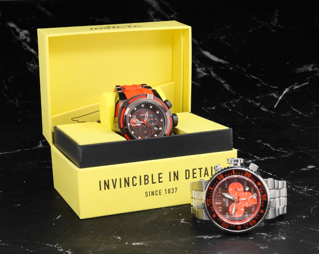 TWO INVICTA NFL CLEVELAND BROWN