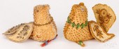 TWO IROQUOIS BEADED BIRDSTwo I