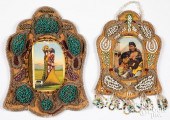 TWO IROQUOIS INDIAN BEADED PIC